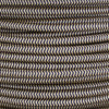 18/3 SVT-B Black/Tan Zig-Zag Nylon Fabric Cloth Covered Pendant And Table Lamp Wire