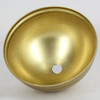 3-1/2in. Diameter Half Ball - Outer Piece - 1/8 ips. Slip - Unf. Brass