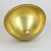 5in. Diameter Half Ball - Outer Piece - 1/8 ips. Slip - Unf. Brass
