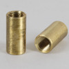 1/8ips Threaded Brass Neck Coupling - Unfinished Brass