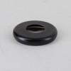 7/8in Stamped Steel Checkring with 1/8ips (7/16in) Slip Center Hole - Black Finish