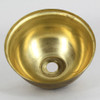 3in. Diameter Half Ball - 1/8ips. - Unf. Brass