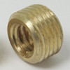 1/4-20 UNC Female Threaded X 1/8ips. Male Threaded Unfinished Brass Reducer without Shoulder