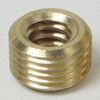 1/4-20 UNC Female Threaded X 1/8ips. Male Threaded Unfinished Brass Reducer without Shoulder