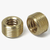 1/4-20 UNC Female Threaded X 1/8ips. Male Threaded Unfinished Brass Reducer without Shoulder