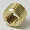 1/4-27 Female X 1/8ips. Male Thread Unfinished Brass Reducer without Shoulder