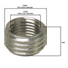 1/8ips. Female X 1/4ips. Male Thread Nickel Plated Finish Reducer without Shoulder