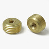 6/32 Female X 1/8ips. Male Thread Unfinished Brass Reducer without Shoulder