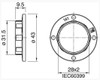 43mm Diameter Large Ring For 3000 Series Sockets - White