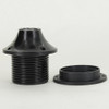 Black E-26 Base Phenolic Threaded Pendant Style Socket with 1/8ips. Cap and Shade Ring