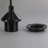 BLACK EDISION(E-26) BASE PHENOLIC SOCKET THREADED, SHOULDER AND 1/8IPS CAP PRE-WIRED WITH 15ft. LEAD