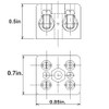 Porcelain Terminal Block for Hi-Temp Wire