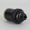 E-26 Keyless Socket with 1/8ips. Female Threaded Cap - Black Finish