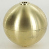 80mm. (3.15in.) Diameter 2 Piece Cast Brass Ball with 1/8ips. Slip Through Holes. 5/64 (0.10) Inch Thickness.