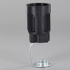 65mm Height - E12 Thermoplastic Candle Lamp Holder with 1/8ips Threaded Hickey