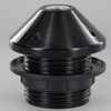 E27 Black Threaded Skirt Pendant Style Lamp Holder with 1/8ips Threaded Cap