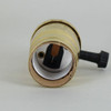 Leviton - Polished Brass Finish E-26 High-Low Dimmer Socket with 1/4ips. Female Thread
