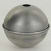 2-1/2in. Diameter Two Piece Stamped Ball With 1/8ips. Slip Though Holes on Both Sides - Unfinished Steel