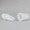1/8ips. Male Threaded Plastic Strain Relief - White