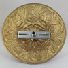 1-1/16in Center Hole - Cast Brass Deep Floral Canopy Kit - Unfinished Brass