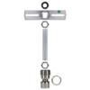 1/4ips. Pipe Pendant Hanging Cross Bar Set - Polished Nickel Finish