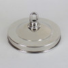 1-116in Center Hole - Plain Spun Canopy Kit - Nickel Plated Finish