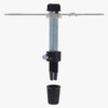 1/8ips Pendant Hanging Cross Bar Set With Plastic Strain Relief - Black