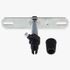 1/8ips Pendant Hanging Cross Bar Set With Plastic Strain Relief - Black
