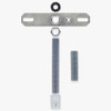 1/8ips SVT Wire Pendant Hanging Cross Bar Set With Plastic Strain Relief - White