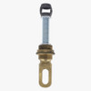 Heavy Duty - 1-13/32in Hole Canopy Chain Hanging Screw Collar Loop Cross Bar Set - Unfinished Brass