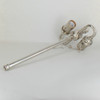 11in. Bottom Stem Pull Chain S-Cluster - Polished Nickel Finish