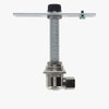 1/8ips. Female Bottom X 1/4ips. Female Top 90 Degree Hang Straight Kit - Polished Nickel Finish