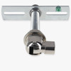 1/8ips. Female Bottom X 1/4ips. Female Top 90 Degree Hang Straight Kit - Polished Nickel Finish