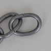 11 Gauge (3/32in.) Thick Steel Small Oval Lamp Chain - Unfinished Steel