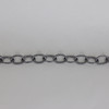 11 Gauge (3/32in.) Thick Steel Small Oval Lamp Chain - Unfinished Steel