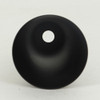 2-1/4in Diameter Cone Cup - Black Finish Steel. 1/8ips. Slip Through Center Hole.