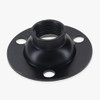 Black Finish Flange with 1/8ips. Threaded Center Hole. (3) 8/32 Slip Through Holes 120 Degrees Apart.