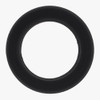 1/8ips - 9/16in Diameter x 1/16in H - Plain Straight Edge Brass Flat Locknut - Black Finish