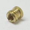 8/32 Female X 1/4-20 UNC Male Thread Unfinished Brass Reducer with Shoulder