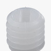 6MM - Nylon Slotted Set Screw - White