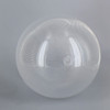 8in Diameter X 4in Necked Fitter Acrylic Neckless Ball - Clear Prismatic