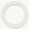 White 1-3/4in Diameter Rubber Washer with 1-3/8in Slip Center Hole