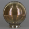 5in. Smoked Glass Ball with 2-1/4in. Neck