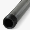 1/8ips Male Threaded Black Finish J Shape Arm. The Arm is Bent in a J shape from 3/8 inch Diameter Tubing