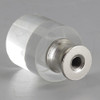 1in. (25MM) Diameter X 1-1/2in (38mm) Height Cut Crystal Cylinder Finial with Polished Nickel 1/4-27 Threaded Final Base.