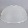 10in Diameter Frosted Dome Shade with 1-5/8in Hole