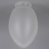 2-1/4in Fitter Glass Tear Drop Shade -  Frosted