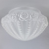 8in Fitter Frosted Beaded Floral Bud Shade