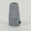 1/8ips Female Threaded Plastic Strain SVT Relief - Gray. Used For SVT Type Wire.