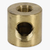 1/8ips Bottom X 1/4ips Side - 7/8in Diameter Straight 90 Degree Armback - Unfinished Brass